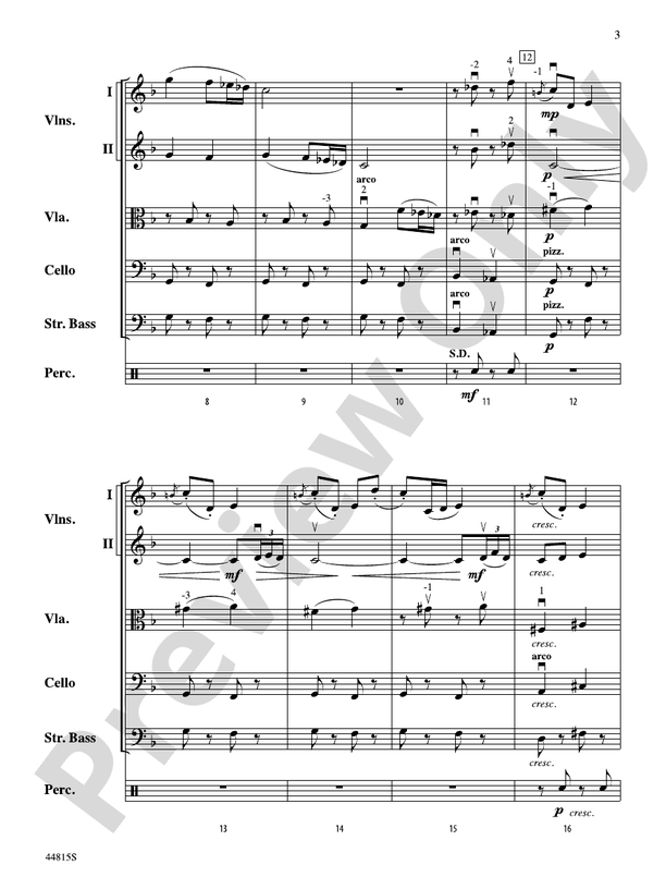 An American in Paris, Highlights from - String Orchestra Conductor Score & Parts (Digital Download)