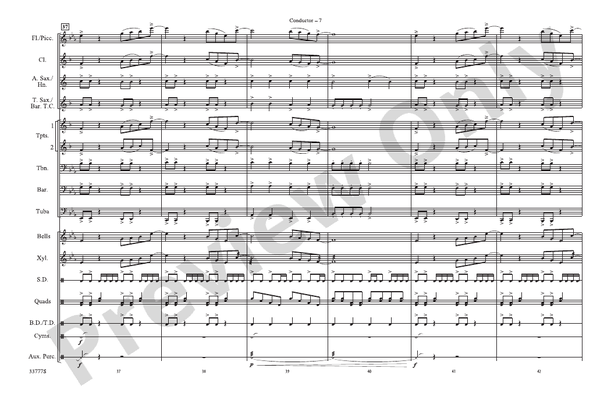 21 Guns – Marching Band Conductor Score & Parts (Digital Download)