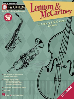 Lennon and McCartney - Jazz Play-Along Volume 29 - Bb Instrument|Bass Clef Instrument|C Instrument|Eb Instrument Hal Leonard Lead Sheet /CD