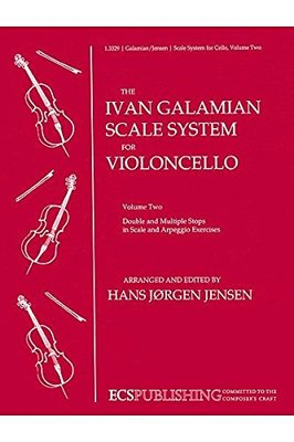 Galamian Scale System for Cello Vol. 2 - Double and Multiple Stops in Scale and Arpeggio Exercises - Ivan Galamian - Cello Hans Jorgen Jensen Galaxy