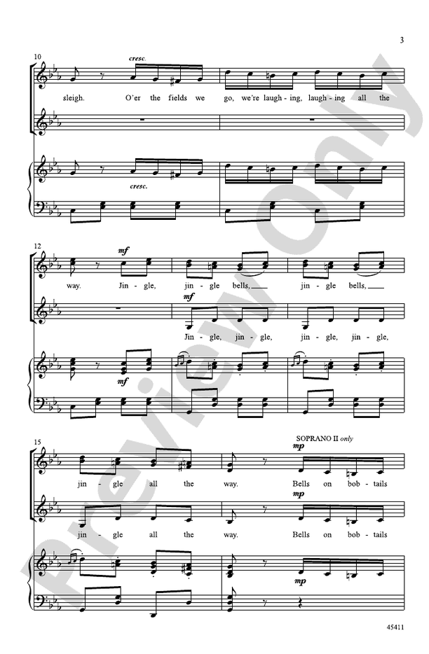 Jingle Bells Rondo – SSA Choral Octavo (Digital Download)