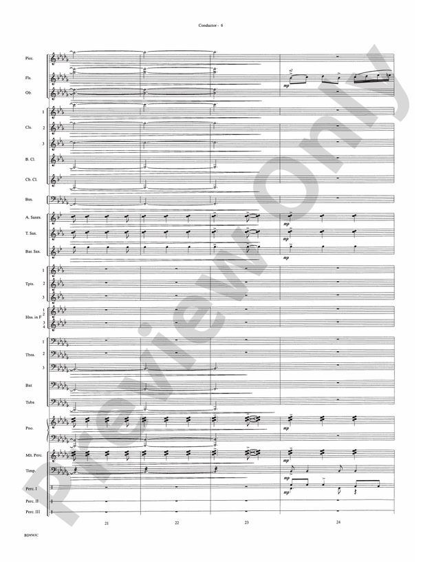 The Inferno - Concert Band Conductor Score & Parts (Digital Download)
