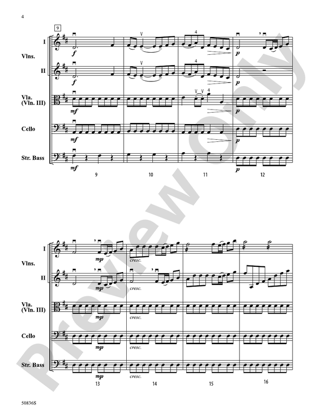 Symphony Concertante No. 1 – String Orchestra Conductor Score & Parts