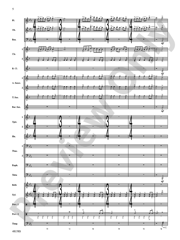 Light Up the Sky - Concert Band Conductor Score & Parts (Digital Download)