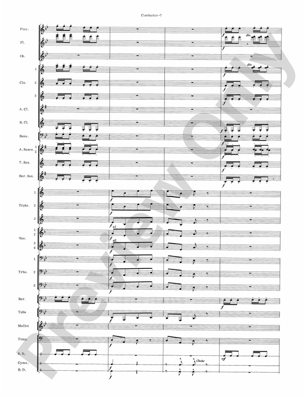 Carmen Suite - Concert Band Conductor Score & Parts (Digital Download)