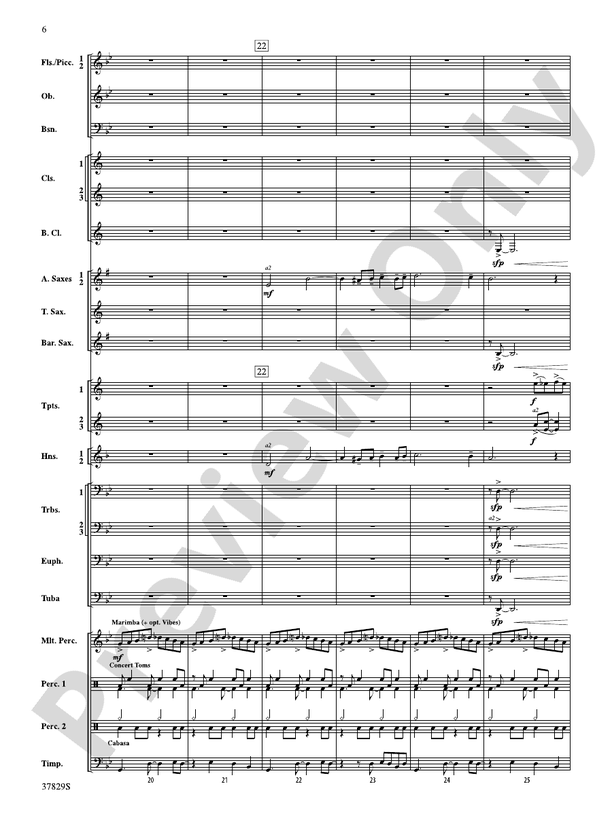 Vertigo - Concert Band Conductor Score & Parts (Digital Download)