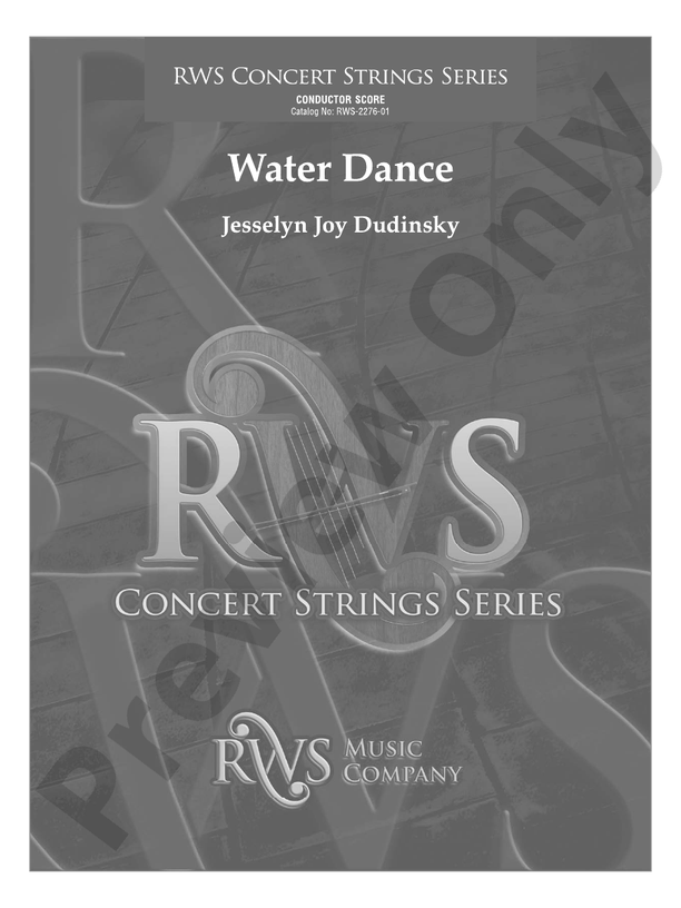 Water Dance - String Orchestra Conductor Score & Parts (Digital Download)