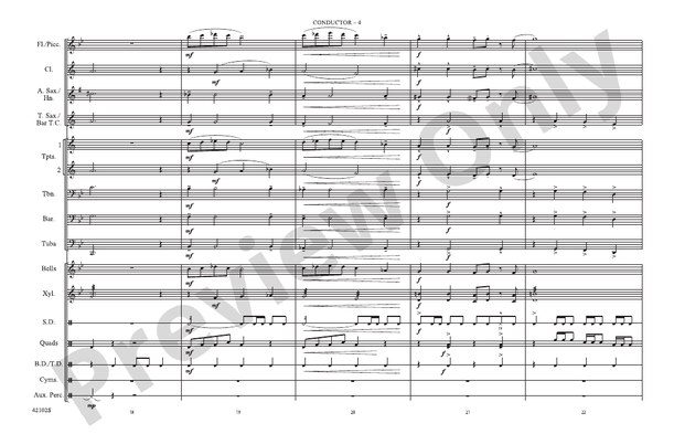 El Bandido – Marching Band Conductor Score & Parts (Digital Download)