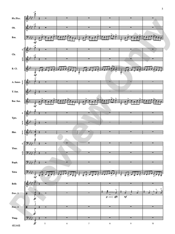 Dances of a Shimmering Spirit - Concert Band Conductor Score & Parts (Digital Download)