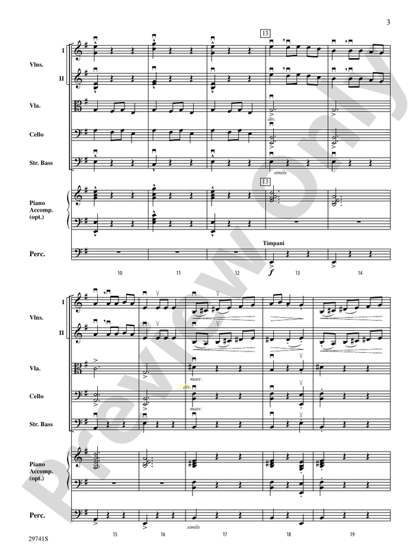A Christmas Concertette – String Orchestra Conductor Score & Parts (Digital Download)