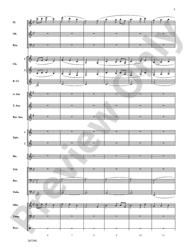 Away in a Manger - Concert Band Conductor Score & Parts (Digital Download)