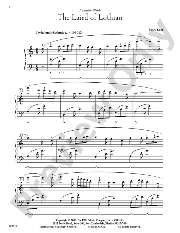 The Laird of Lothian - Piano (Digital Download)