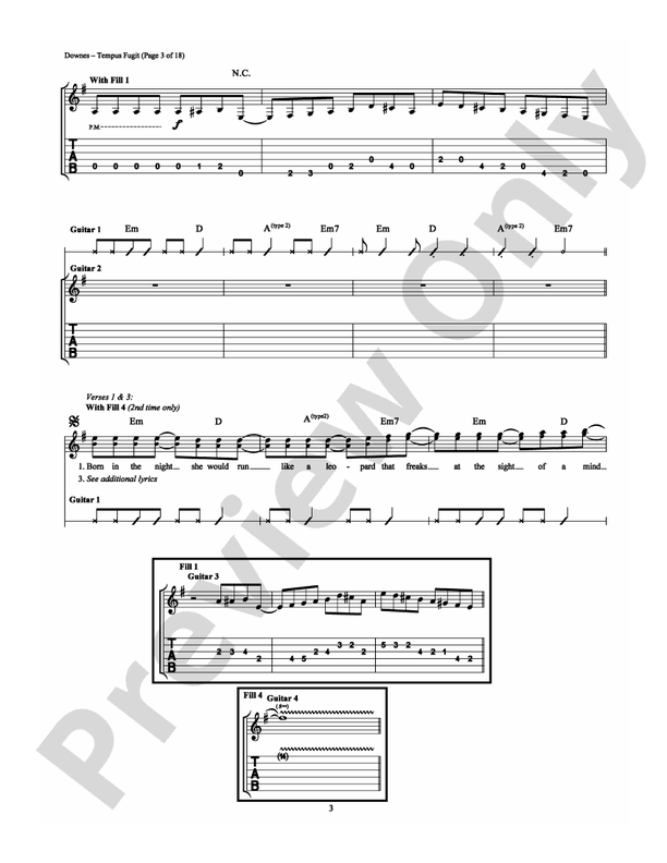 Tempus Fugit - Guitar TAB (Digital Download)