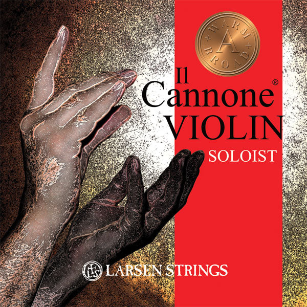 Larsen Il Cannone Solo Violin Strings 4/4 Set (Warm & Broad A)