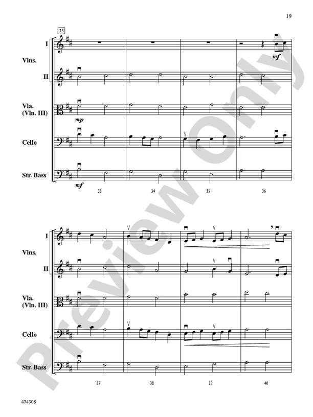 Sky Suite - String Orchestra Conductor Score & Parts (Digital Download)