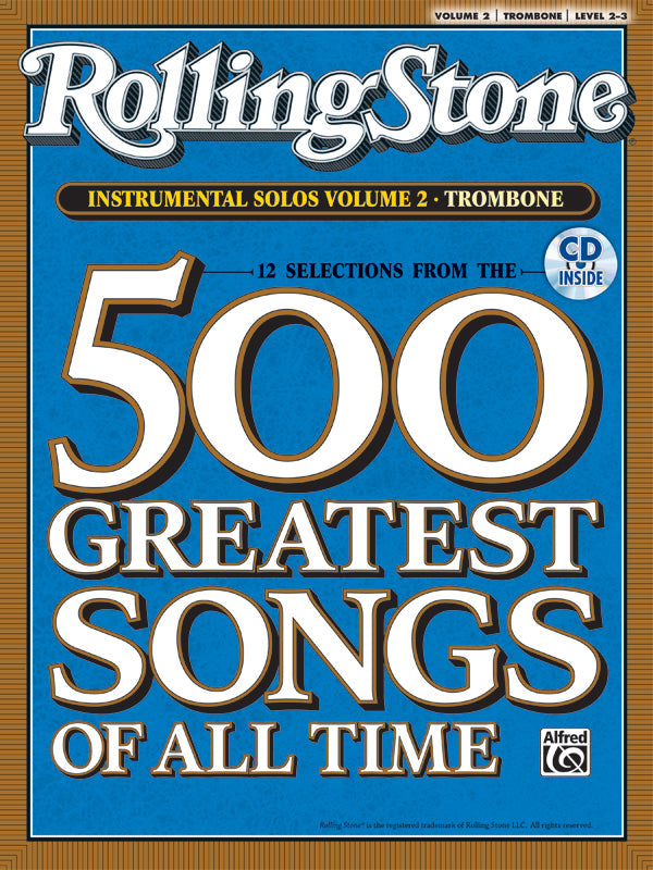 Rolling Stone Instrumental Solos 2 Trombone Bk/CD
