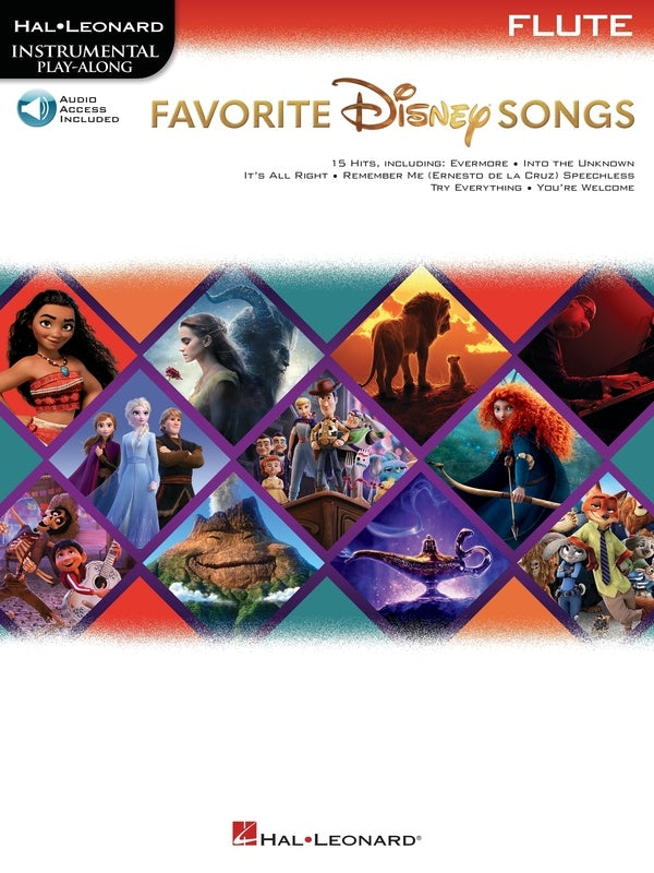 Favourite Disney Songs - Flute/Audio Access Online Hal Leonard 369116