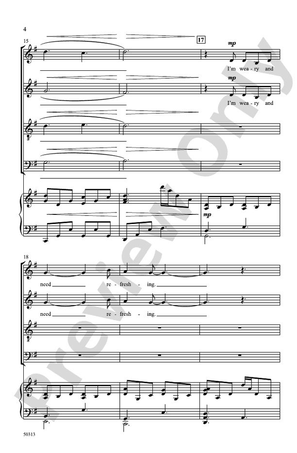 Waterfall - SATB Choral Octavo (Digital Download)