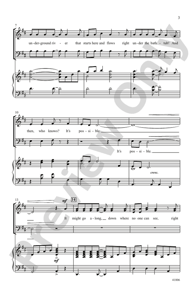 It's Possible – SAB Choral Octavo (Digital Download)