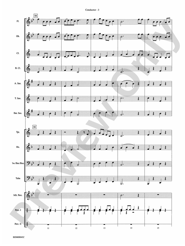 Christmas in the Kennel - Concert Band Conductor Score & Parts (Digital Download)
