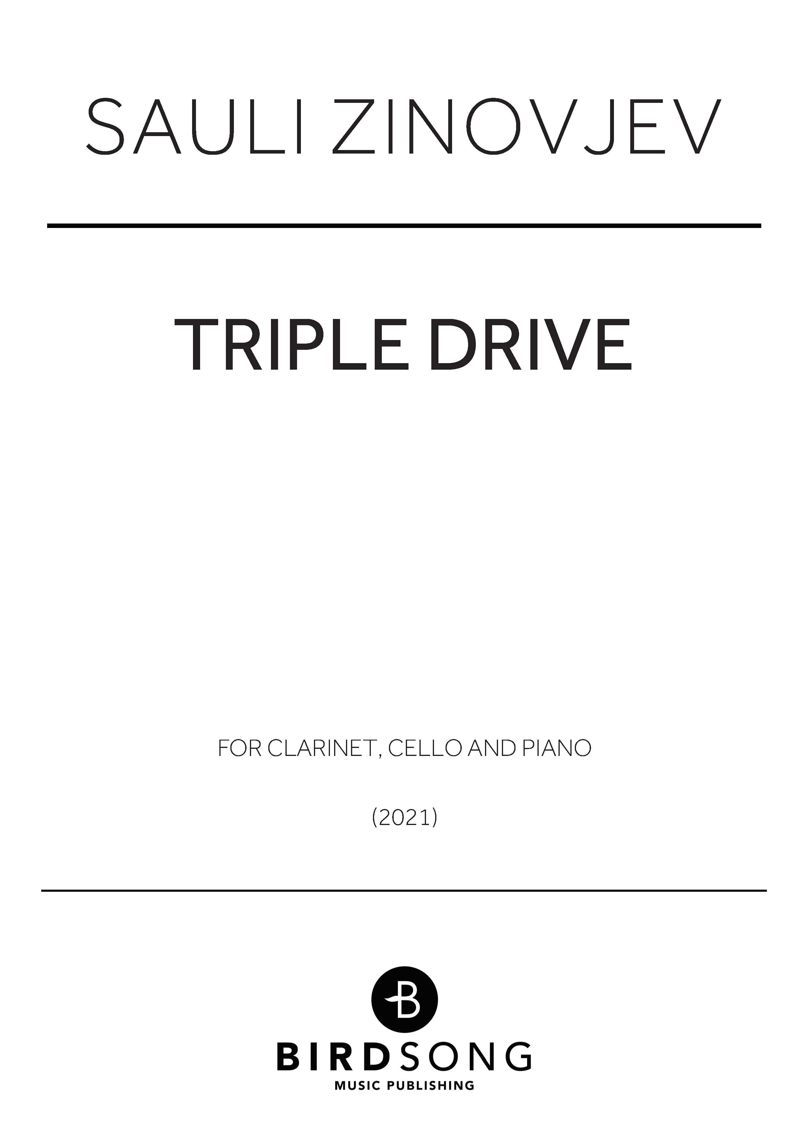 Triple Drive - Instrumental Trio (Digital Download)