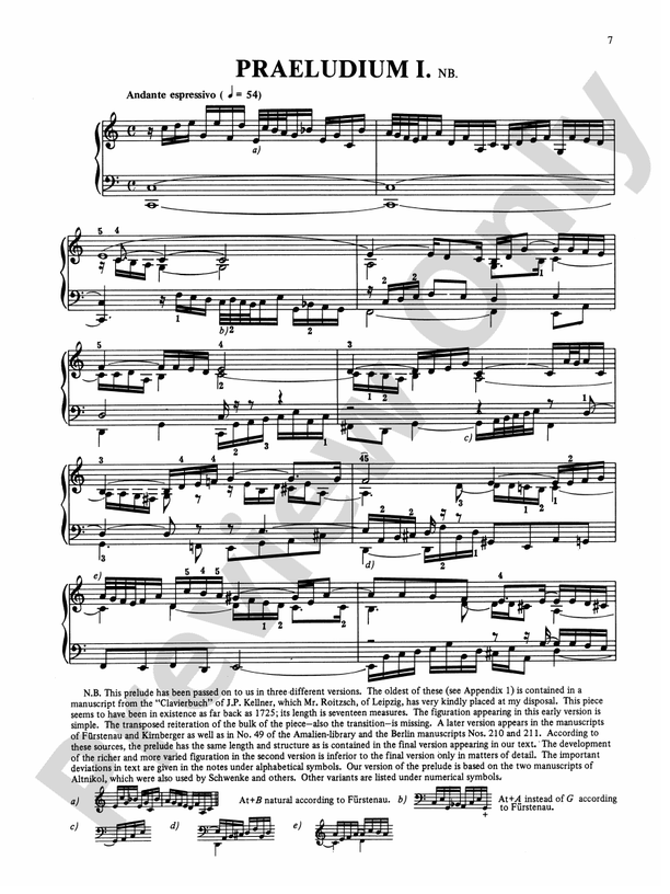 Bach - The Well-Tempered Clavier (Volume II) (Ed. Hans Bischoff) - Piano Solo (Digital Download)