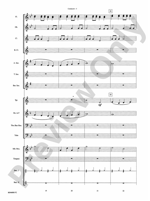 Tidings of Joy! - Concert Band Conductor Score & Parts (Digital Download)