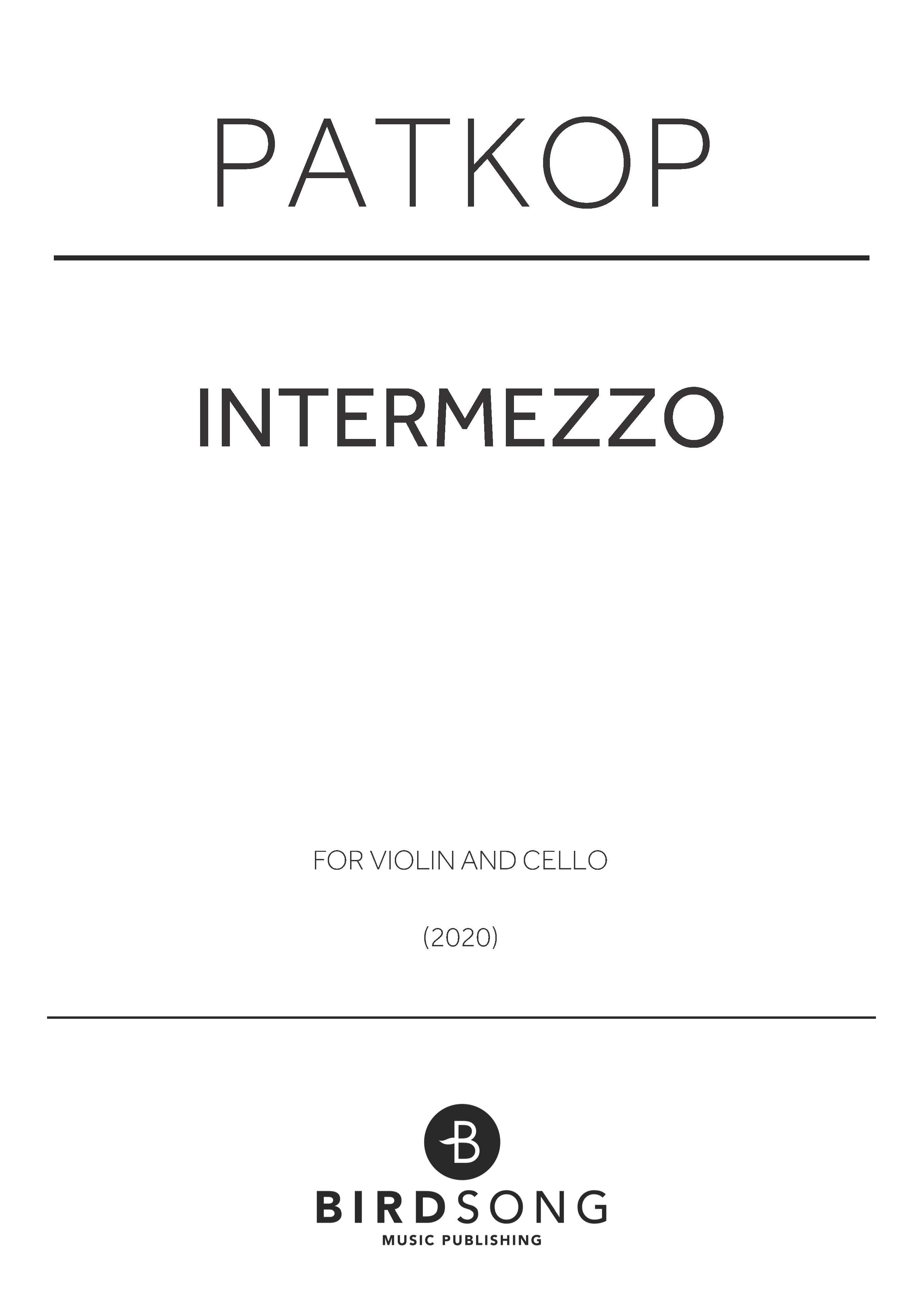 Intermezzo - Violin, Cello Duet (Digital Download)