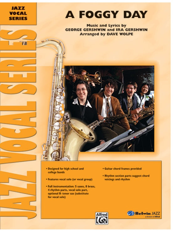 A Foggy Day (Grade 4) - Jazz Ensemble Conductor Score & Parts(Digital Download)
