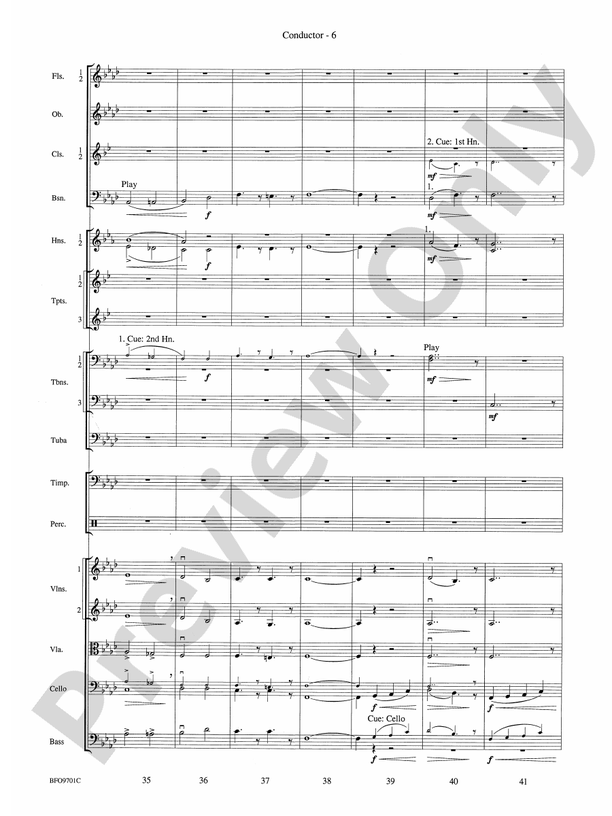 Finlandia (Grade 3.5) – Full Orchestra Conductor Score & Parts (Digital Download)