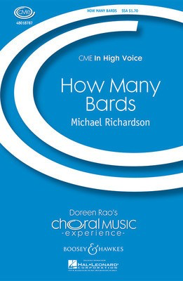 How Many Bards - CME In High Voice - Michael Richardson - SSA Boosey & Hawkes Octavo