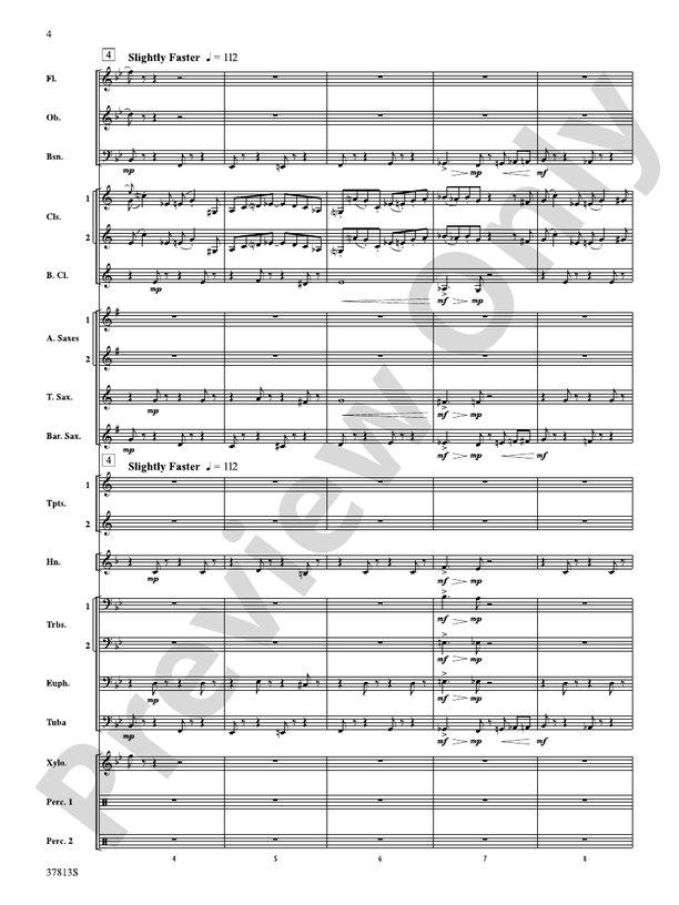 Ants in My Pants - Concert Band Conductor Score & Parts (Digital Download)