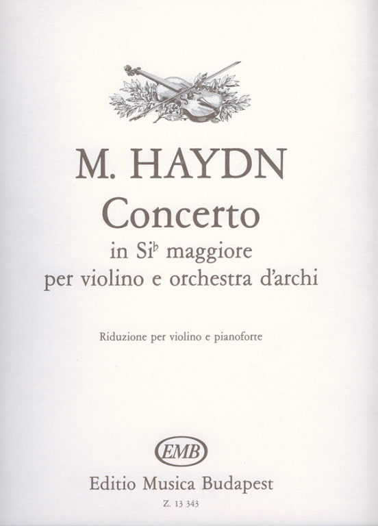 Haydn - Concerto in BbMaj - Violin/Piano Accompaniment EMB Z13343