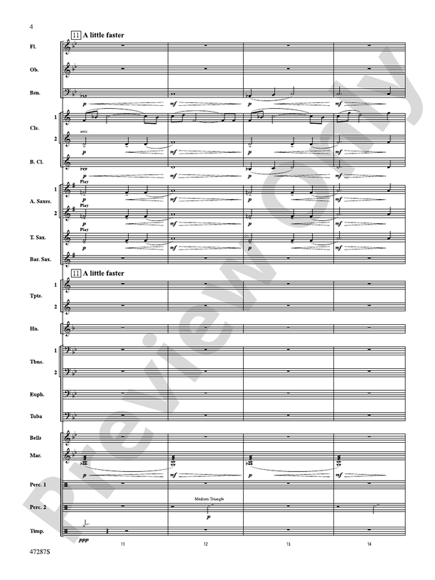 Where Morning Dawns, Where Evening Fades - Concert Band Conductor Score & Parts (Digital Download)