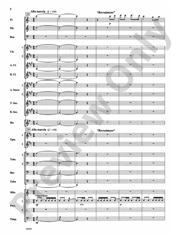 The Road Unknown - Concert Band Conductor Score & Parts (Digital Download)