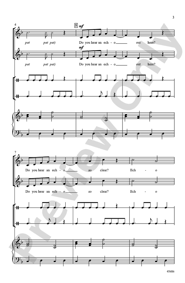 Echo – 2-Part Choral Octavo (Digital Download)
