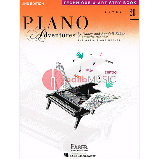 Piano Adventures Level 2B Technique & Artistry Book - Piano by Faber/Faber Hal Leonard 420192