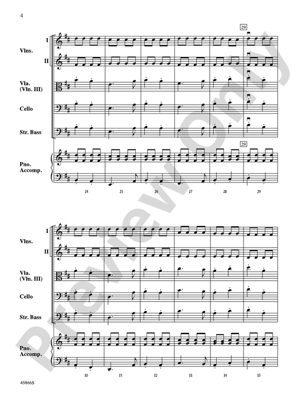 The Polka Dot Polka - String Orchestra Conductor Score & Parts (Digital Download)