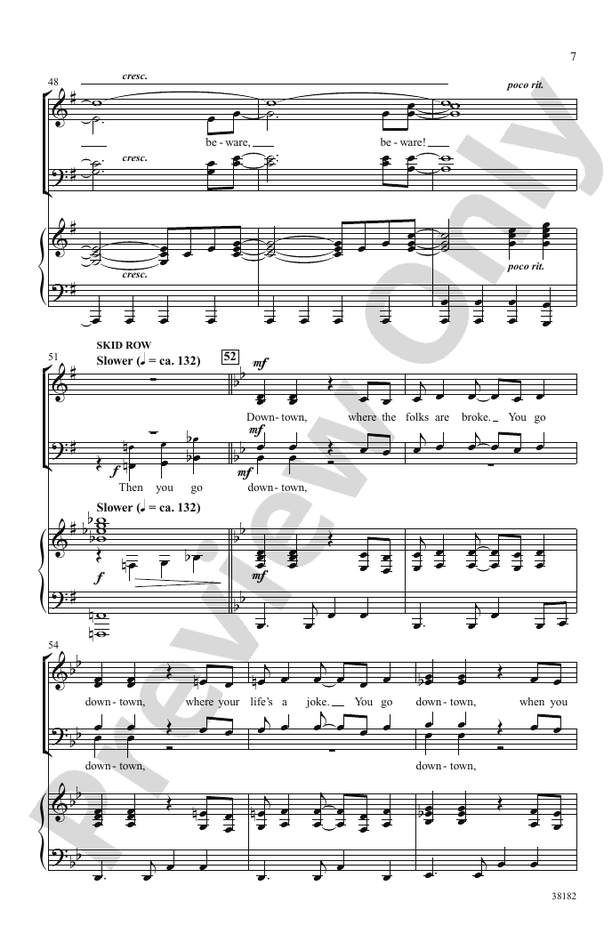 Little Shop of Horrors: A Choral Medley - SATB Choral Octavo (Digital Download)