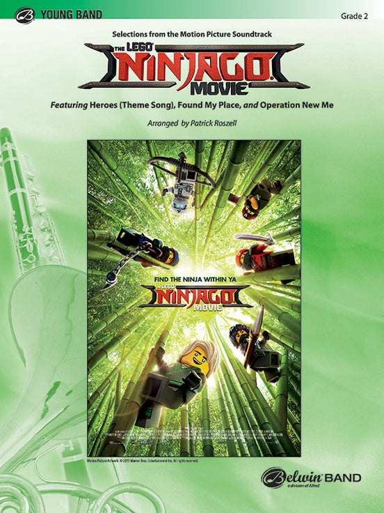 The LEGO Ninjago Movie: Selections from the Motion Picture Soundtrack - Concert Band Conductor Score & Parts (Digital Download)