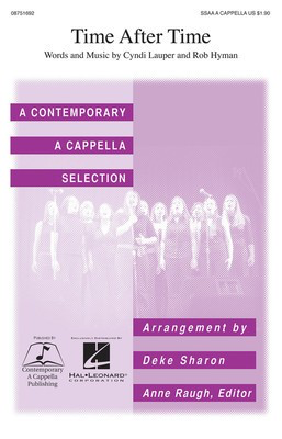 Time After Time - SSAA Deke Sharon Contemporary A Cappella Publishing Choral Score Octavo