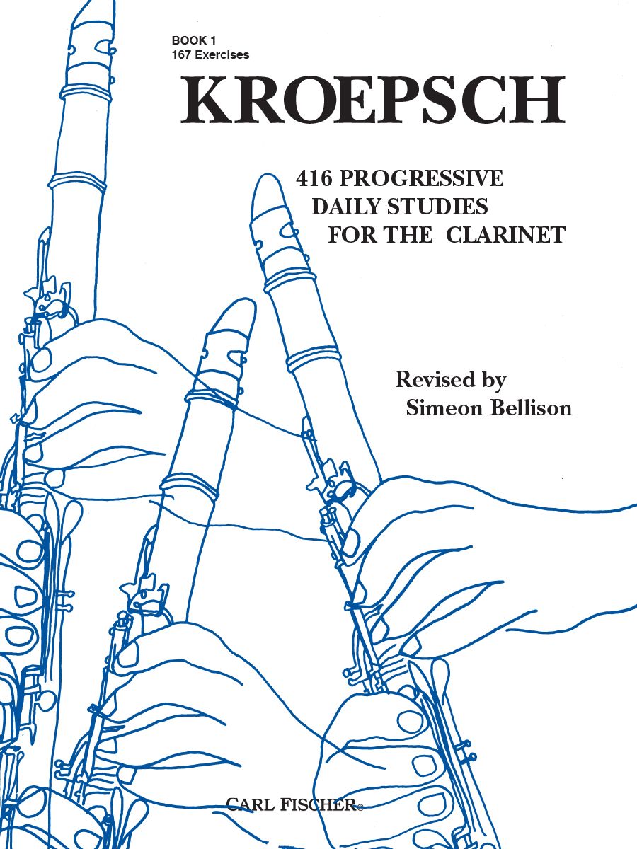 Kroepsch - 416 Progressive Daily Studies Book 1 - Clarinet Solo Fischer O312
