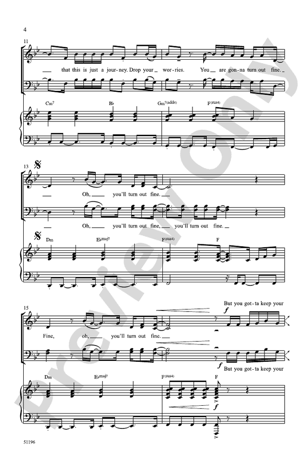 Keep Your Head Up - SATB Choral Octavo (Digital Download)