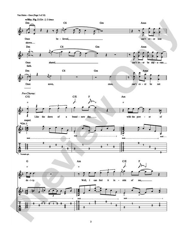 Once - Guitar TAB (Digital Download)