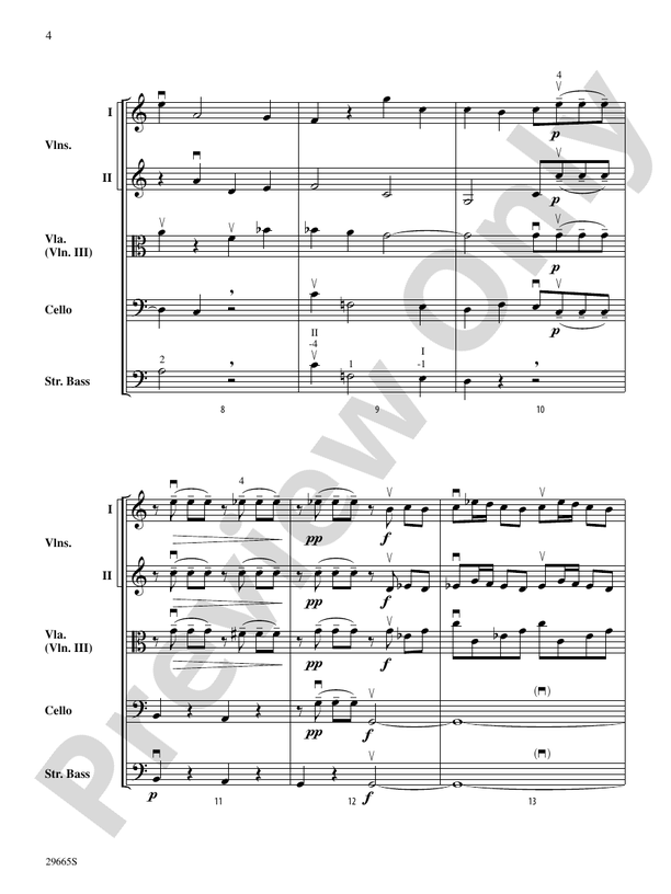Concerto for String Orchestra (from Concerto a Quattro) – String Orchestra Conductor Score & Parts (Digital Download)