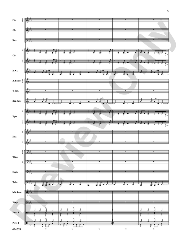A Star Is Born - Concert Band Conductor Score & Parts (Digital Download)