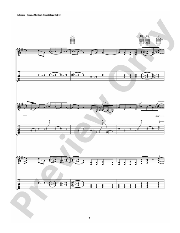 Kicking My Heart Around - Guitar TAB (Digital Download)