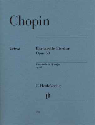 Barcarolle in F sharp minor Op 60 Piano Solo