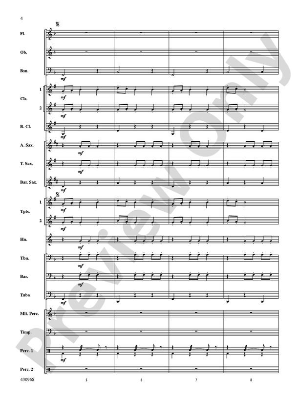 Danse des Ghazies (from The Ballet Suite, Op. 50a) - Concert Band Conductor Score & Parts (Digital Download)