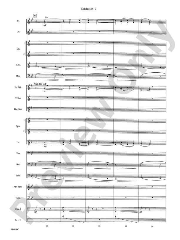 On the Rising Winds - Concert Band Conductor Score & Parts (Digital Download)